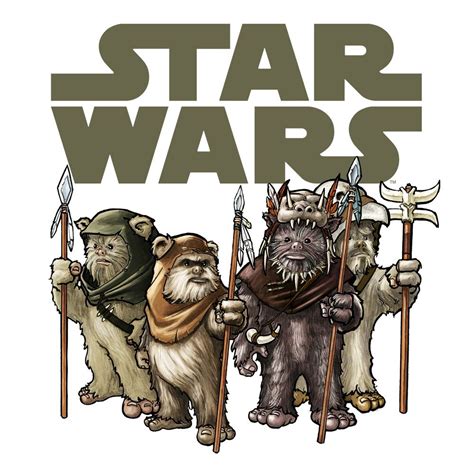 Bravado Ewoks Star Wars T Shirt Merch Star Wars