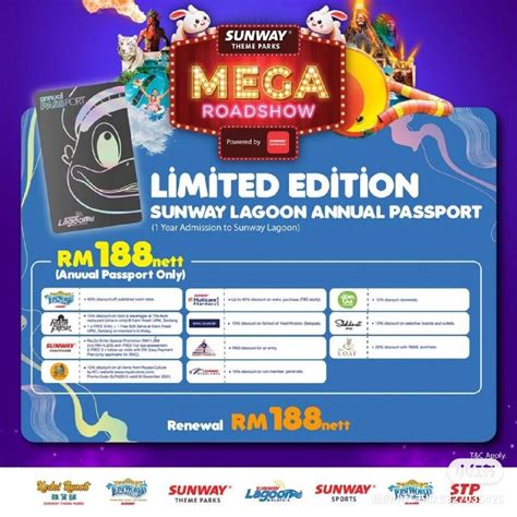 Sunway Lagoon Annual Pass Purchase Tickets Vouchers Local