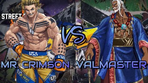 Sf Valmaster Jp Vs Mister Crimson Luke High Level Street Fighter