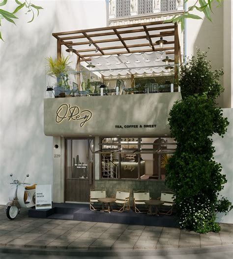 OREY COFFEE On Behance Small Cafe Design Cafe Exterior Cafe Design