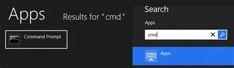 Command Prompt in Windows 8