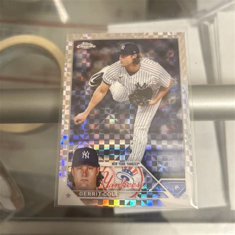 2023 Topps Chrome 213 X Fractor Gerrit Cole New York Yankees EBay