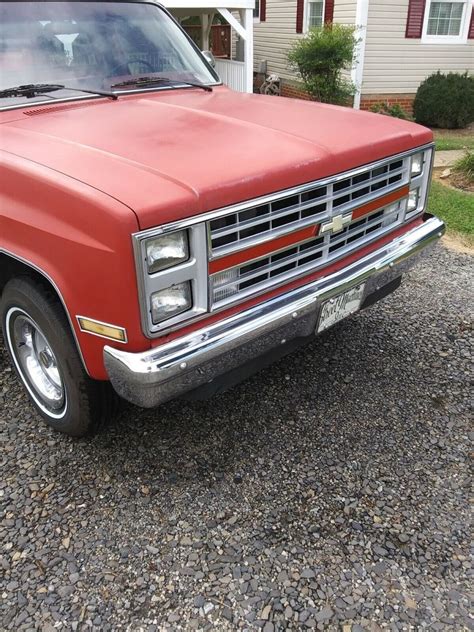 1986 Chevrolet C10 Pickup Red RWD Automatic Silverado For Sale Photos