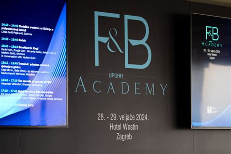 UPUHH F B Academy 2024 Razotkrio Gastronomske Trendove U Hotelijerstvu