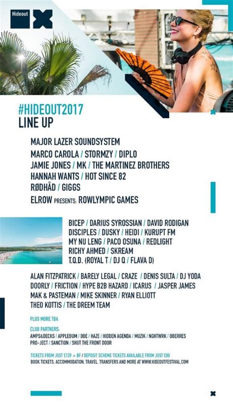 Hideout 2017 Line Up Announced – Tickets On Sale Now | Festival Mag