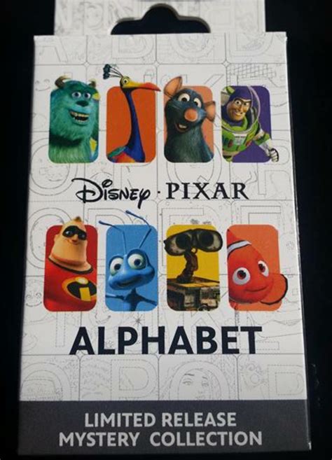 Disney Pixar Alphabet Mystery Pin Collection - Disney Pins Blog