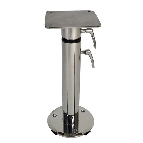 Adjustable Boat Table Pedestal Quick Remove Hi Low Release Marine