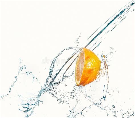 Lemon with water splash stock image. Image of fruit - 157067715