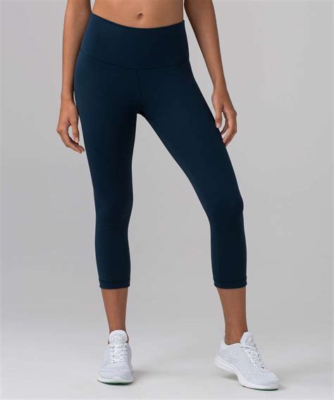 Lululemon Wunder Under Crop Hi Rise Full On Luxtreme Jaded