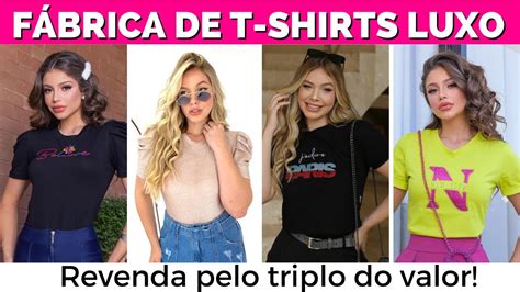 Tshirts Luxo Customizadas Atacado Direto Da F Brica Na Goi Nia