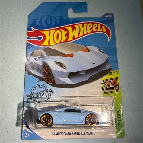 Hot Wheels Lamborghini Sesto Elemento Shopee Malaysia