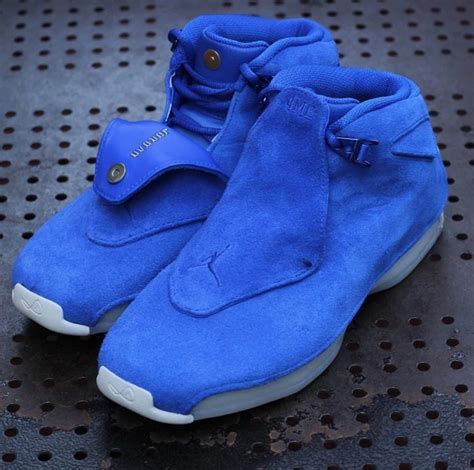 Air Jordan 18 Blue Suede Release Date - Sneaker Bar Detroit