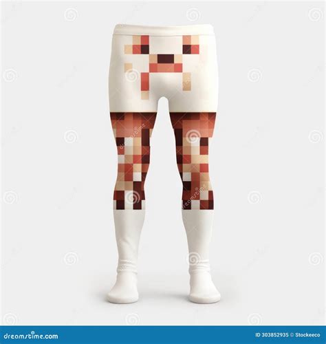 Pixel Animal Minecraft Leggings Live Heroes Stock Illustration