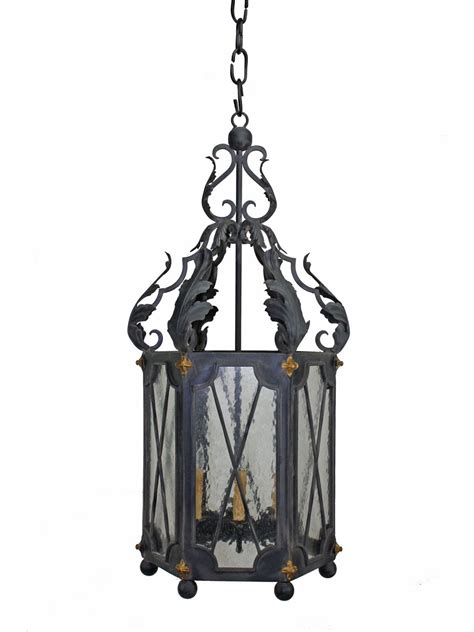 Pn 052 Four Light Hand Forged Iron Pendant Design By Haciendalights