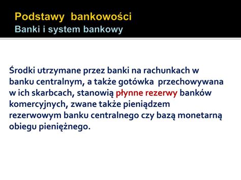 PPT Podstawy bankowości PowerPoint Presentation free download ID