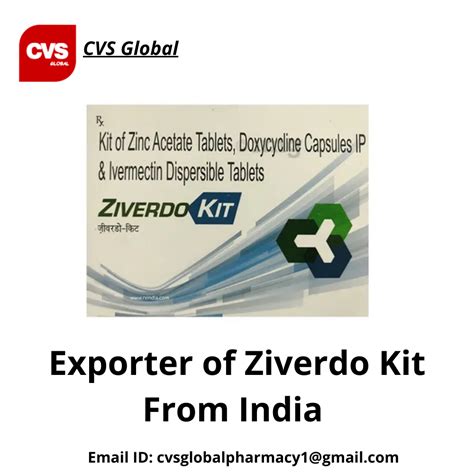 Ziverdo Kit Zinc Acetate Mg Doxycycline Mg Ivermectin