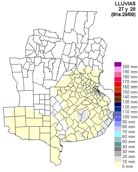 Clima las lluvias fueron escasas para la zona núcleo exclusivo