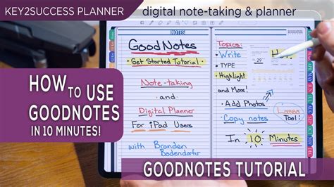 Goodnotes Tutorial Basic Tips To Digital Note Taking On The Ipad