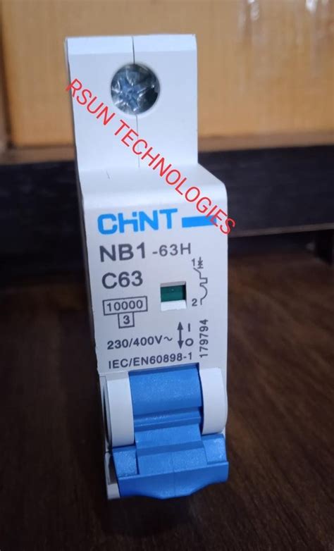 Chint Mcb Amper Single Poles Chint Make C Curve Nb H At