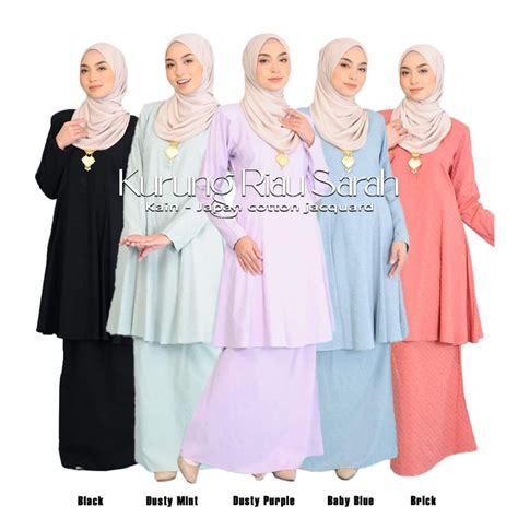 BAJU KURUNG RIAU SARAH READY STOCK Shopee Malaysia