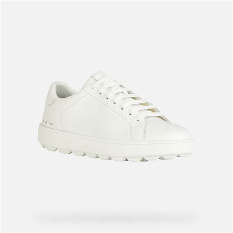 Geox Spherica Ecub Women S White Low Top Sneakers Geox