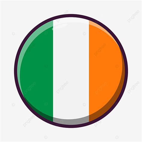 Bandera De Irlanda Png Redondo Bandera Irlanda Png Y Vector Para