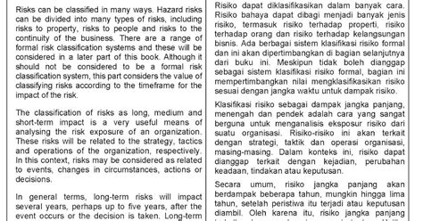 BUKU FUNDAMENTAL MANAJEMEN RISIKO 3 Types Of Risks