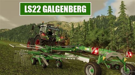 LS22 GALGENBERG 18 TWITCH LP Heu In Schwad Legen FARMING