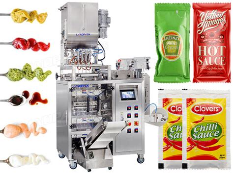 Automatic Multi Lanes High Viscosity Paste 4 Sided Seal Bag Sealing