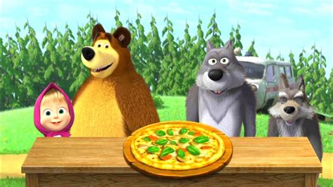 Masha And The Bear Pizzeria Masha And The Bear 🐻 Pizza 🍕 2023 Youtube