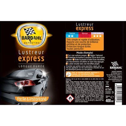 Nettoyant Bardahl Lustreur Express 400ML 1 Universel Motoblouz