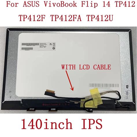 140 Lcd Genuine For Asus Vivobook Flip 14 Tp412 Tp412u Tp412ua Tp412fa Tp412f Series Touch