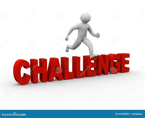 man jumping  challenge stock illustration image