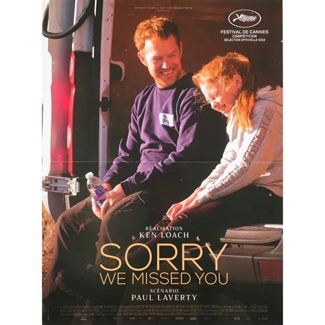 Affiche De Cinéma Française De Sorry We Missed You 40x60 Cm