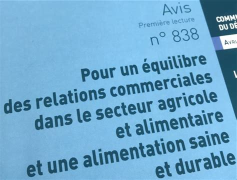 Projet De Loi Egalim Un Travail Considérable Pour Des Enjeux