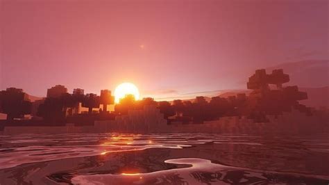 Texture Minecraft Sunset VR / AR / low-poly | CGTrader