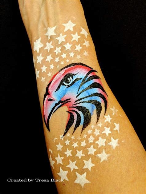 Pin By Painty Lady On Patriotic Eye Art Face Painting Watercolor