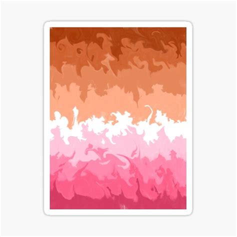 WLW Lesbian Pride Flag Subtle Sticker For Sale By Neevefour Redbubble