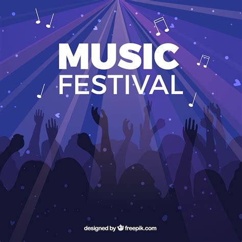 Free Vector | Music festival background