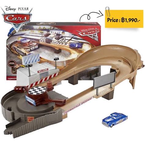 Disney Pixar Cars Thomasville Racing Speedway Track Set Shopee Thailand