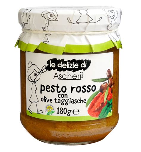 Pesto Rosso Con Olive Taggiasche Ascheri