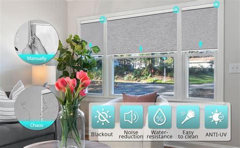 Musclearea Blackout Smart Motorized Blinds With Integral Valance No Drill Electric