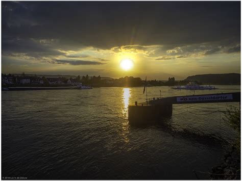 Sunset Linz Am Rhein Germany Luc V De Zeeuw Flickr