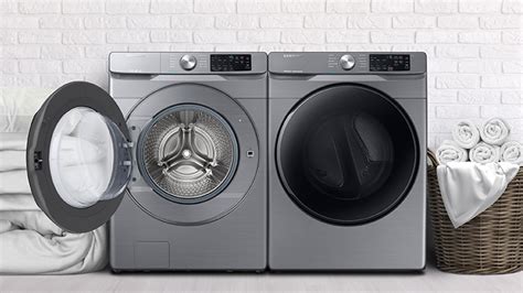 Samsung Champagne Front Load Washer Electric Dryer Set With Steam And