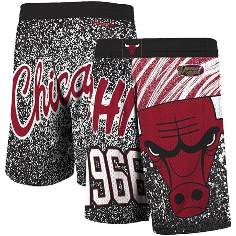 Mens Mitchell And Ness Black Chicago Bulls Hardwood Classics Jumbotron