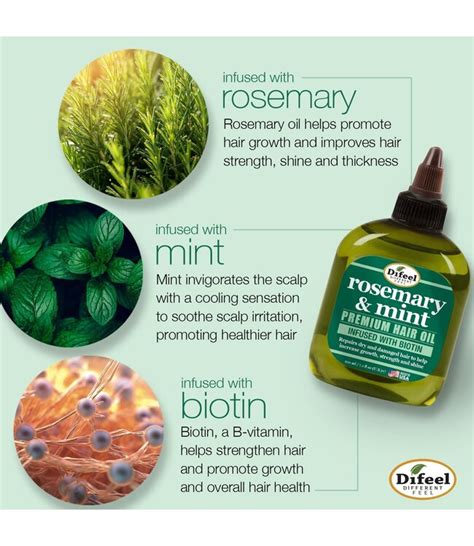 Difeel Rosemary And Mint Premium Hair Oil 25oz Princessa Beauty Products