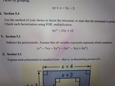 Answered Y Section 51 Subtract The Bartleby