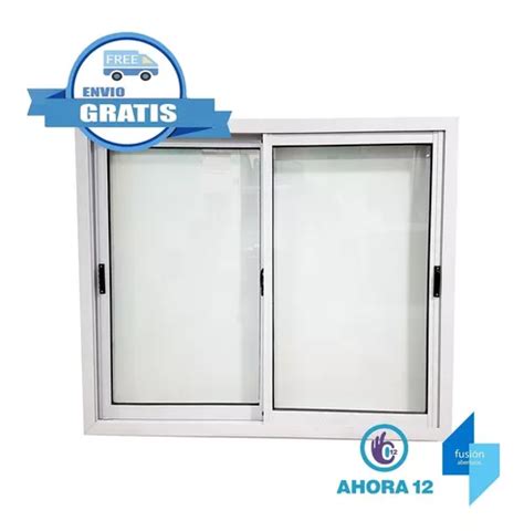 Ventana Aluminio Blanco X Vid Entero Mm Envio Gratis Cuotas Sin