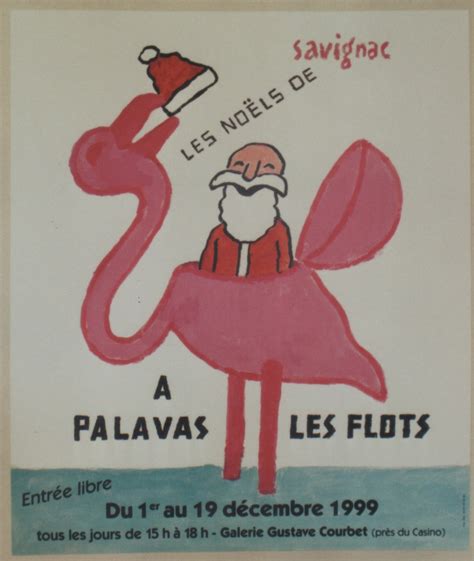 LES NOËLS DE SAVIGNAC à PALAVAS LES FLOTS Affiche originale entoilée