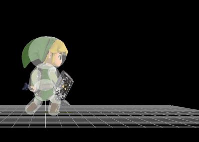 Toon Link Ssb Hitboxes Smashwiki The Super Smash Bros Wiki